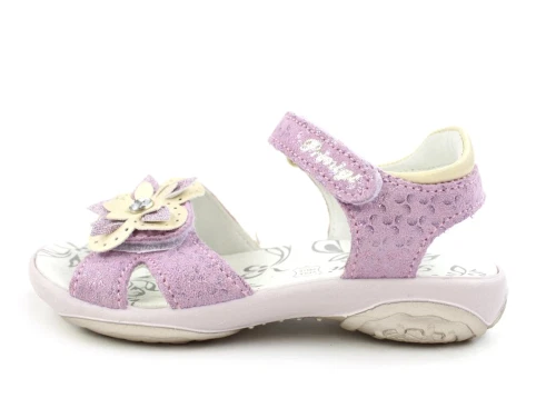 Primigi viola/cipria sandal Breeze med blomst